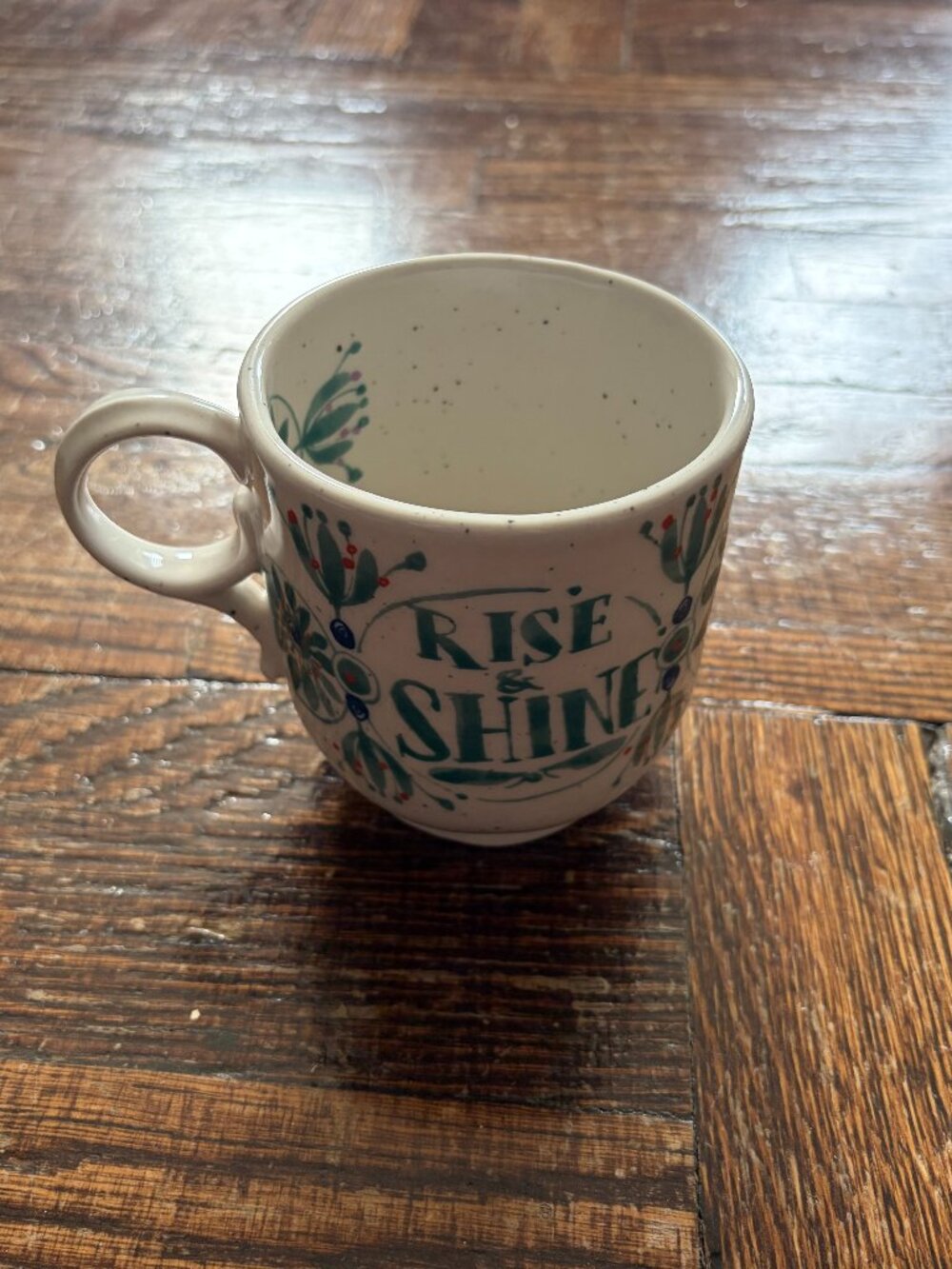 Anthropologie Rise & Shine Coffee Mug